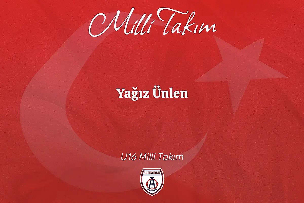 YAĞIZ ÜNLEN’E MİLLİ TAKIM DAVETİ
